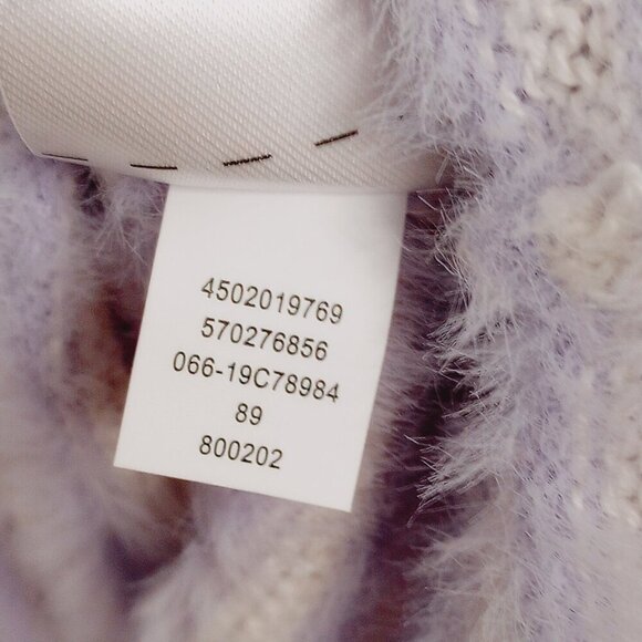 Chico's Zenergy Cozy Stripe Mock Neck Pullover Sweater - Picture 7 of 8